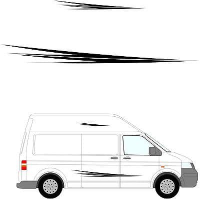 186 - Camper Van Graphics, Motor Home Vinyl Graphics Kit, Decals / Stickers.