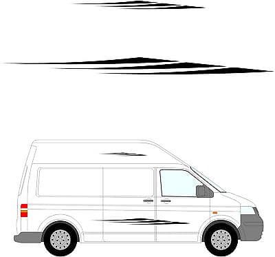 187 - Camper Van Graphics, Motor Home Vinyl Graphics Kit, Decals / Stickers.