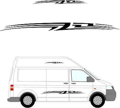 188 - Camper Van Graphics, Motor Home Vinyl Graphics Kit, Decals / Stickers.