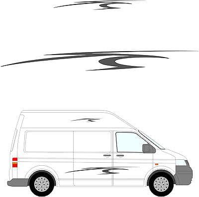 189 - Camper Van Graphics, Motor Home Vinyl Graphics Kit, Decals / Stickers.