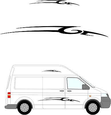 190 - Camper Van Graphics, Motor Home Vinyl Graphics Kit, Decals / Stickers.