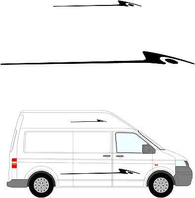 192 - Camper Van Graphics, Motor Home Vinyl Graphics Kit, Decals / Stickers.
