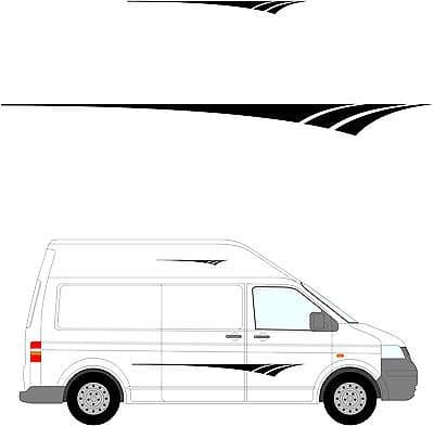 201 - Camper Van Graphics, Motor Home Vinyl Graphics Kit, Decals / Stickers.