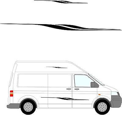 202 - Camper Van Graphics, Motor Home Vinyl Graphics Kit, Decals / Stickers.