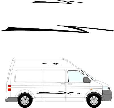 203 - Camper Van Graphics, Motor Home Vinyl Graphics Kit, Decals / Stickers.