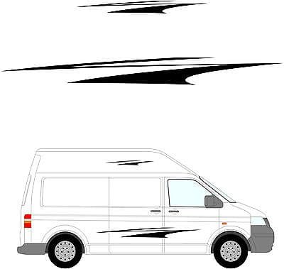 204 - Camper Van Graphics, Motor Home Vinyl Graphics Kit, Decals / Stickers.