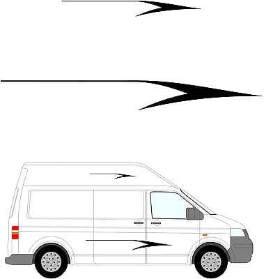 207 - Camper Van Graphics, Motor Home Vinyl Graphics Kit, Decals / Stickers.