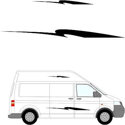 212 - Camper Van Graphics, Motor Home Vinyl Graphics Kit, Decals / Stickers.