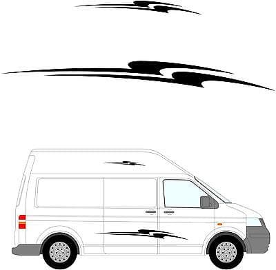213 - Camper Van Graphics, Motor Home Vinyl Graphics Kit, Decals / Stickers.