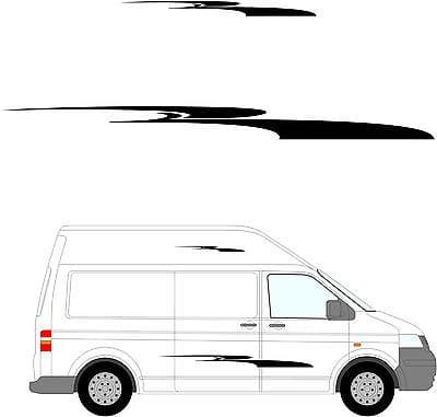 214 - Camper Van Graphics, Motor Home Vinyl Graphics Kit, Decals / Stickers.