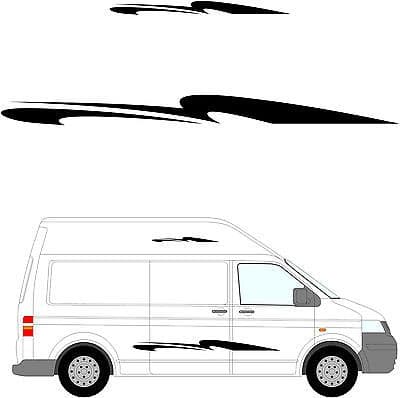 215 - Camper Van Graphics, Motor Home Vinyl Graphics Kit, Decals / Stickers.