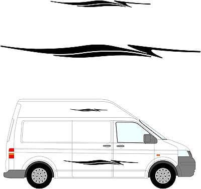 219 - Camper Van Graphics, Motor Home Vinyl Graphics Kit, Decals / Stickers.