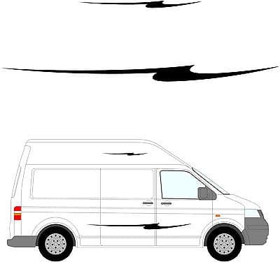 224 - Camper Van Graphics, Motor Home Vinyl Graphics Kit, Decals / Stickers.