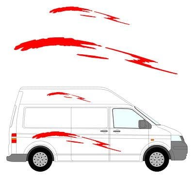 63 - Camper Van Graphics, Motor Home Vinyl Graphics Kit, Decals / Stickers.