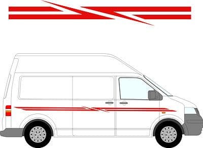 71 - Camper Van Graphics, Motor Home Vinyl Graphics Kit, Decals / Stickers.