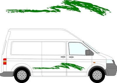 76 - Camper Van Graphics, Motor Home Vinyl Graphics Kit, Decals / Stickers.