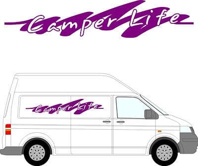 84 - Camper Van Graphics, Motor Home Vinyl Graphics Kit, Decals / Stickers.