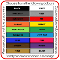 No.1127 Universal fitting motorhome caravan graphics decals stickers camper van.