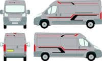 No.1127 Universal fitting motorhome caravan graphics decals stickers camper van.
