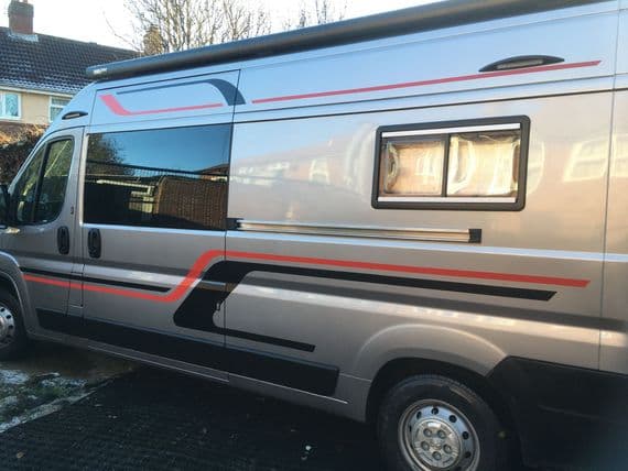 No.1127 Universal fitting motorhome caravan graphics decals stickers camper van.