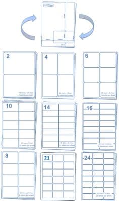 A4 Printer Label Sheets x100 sheets
