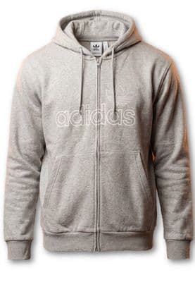 Adult's Adidas Grey Script Hoody (JY2069) x4: £18.95