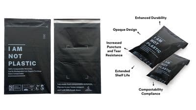 Black Compostable Mailing Bags