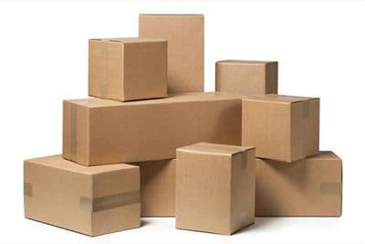 Heavy Duty Cardboard Parcel Boxes; 100 per bundle