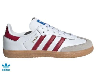Junior Adidas ‘Samba OG’ Trainers (IE1333) x5: £15.95
