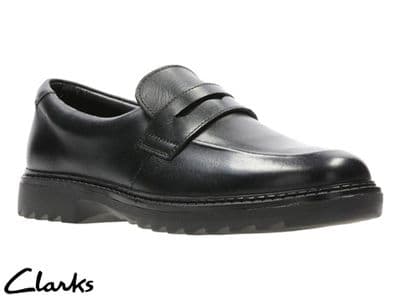 Kid's Clarks Black Asher Stride Shoes (261349326) x4: £16.95.