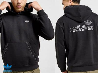 Men's Adidas 'Script' Hoodie (JM5629) x3: £16.95