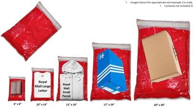 Red Mailing Bags x100 Pieces