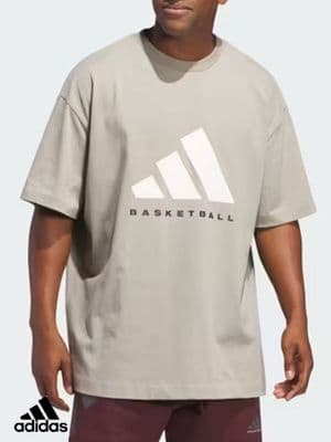 Unisex Adidas ‘Adi Basketball’ T Shirt (JD6127) x6: £7.50