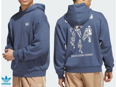 Unisex Adidas ‘WWH’ Hooded Sweatshirt (JP2137) x6: £15.95