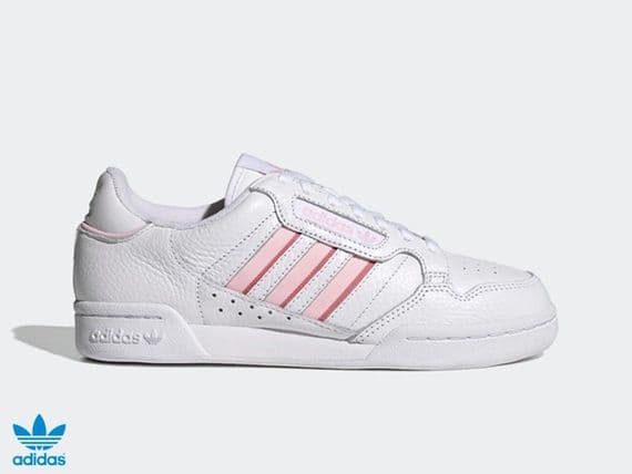 Women’s Adidas ‘Continental 80’ Trainers (S42625) x3: £20.95