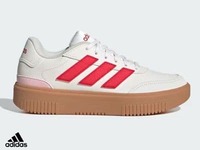 Women’s Adidas ‘CourtBlock Bold’ Trainers (JI2209) x4: £19.95