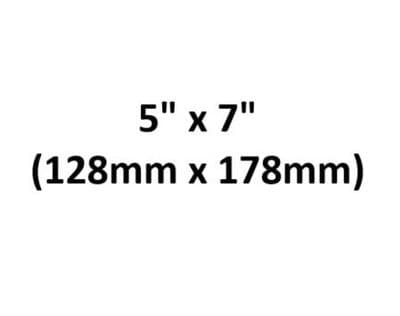 5" x 7" Recycled Scalloped Card Blanks & Envelopes