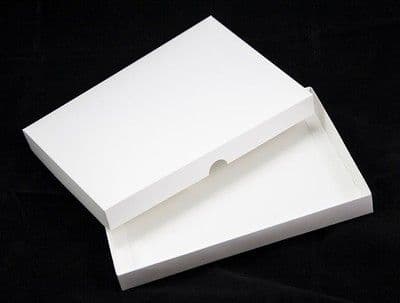 Stella Crafts 5x7 White Greeting Card Boxes With Aperture Lid – Handmade, UK Made, Choose Quantity, Free Delivery