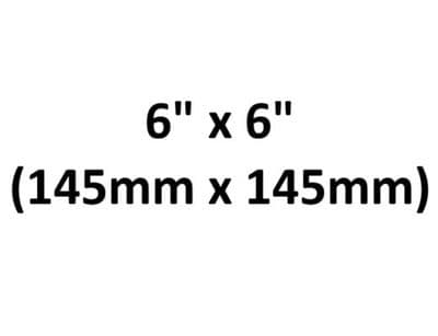 6" x 6" Recycled Scalloped Card Blanks & Envelopes