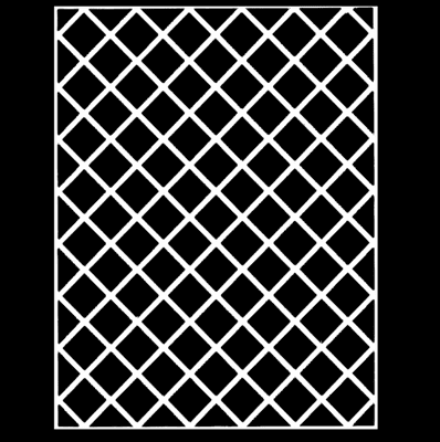 A4 Diamond Trellis Die Cut Sheets - Choose Colour & Quantity