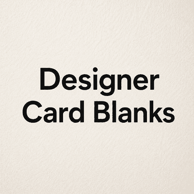 Designer Greeting Card Blanks
