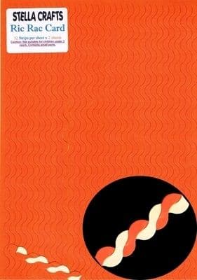 Orange / Lemon Ric Rac Card - SC181