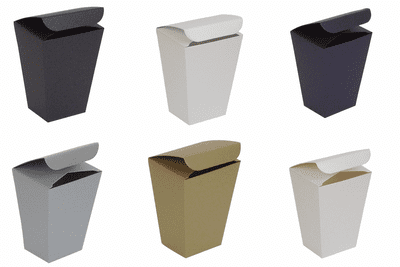 Pearlescent Popcorn Style Wedding Party Favour Boxes, Choose Colour - Choose QTY