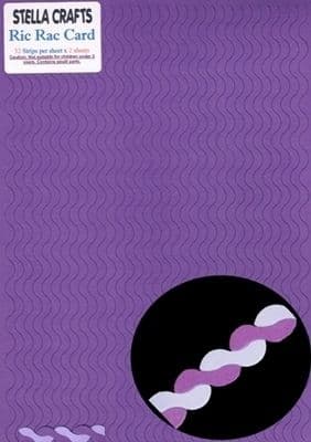 Purple Holographic Ric Rac Ric Rac Card