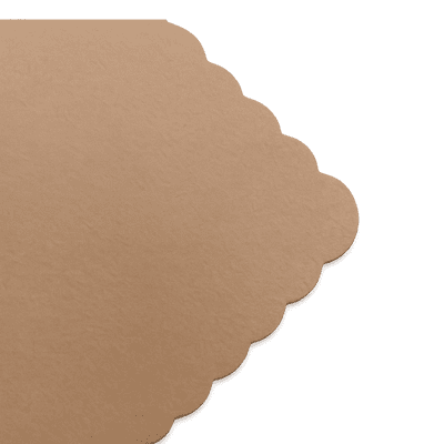 Scalloped Edge Recycled Greeting Card Blanks & Envelopes