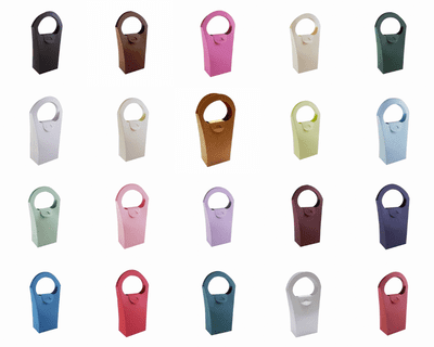 Tall Handbag Wedding Favour Boxes - Different Colours