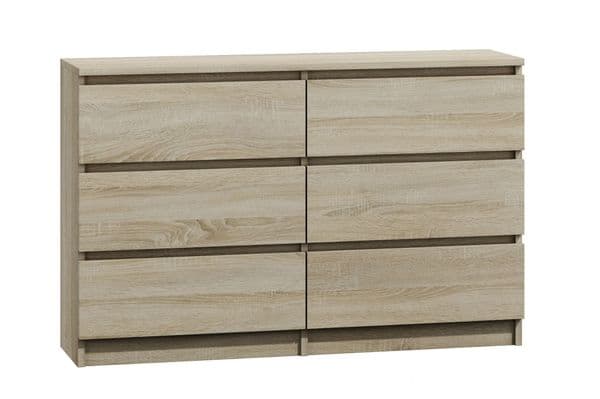 Moderna Sonoma - 6 Drawer