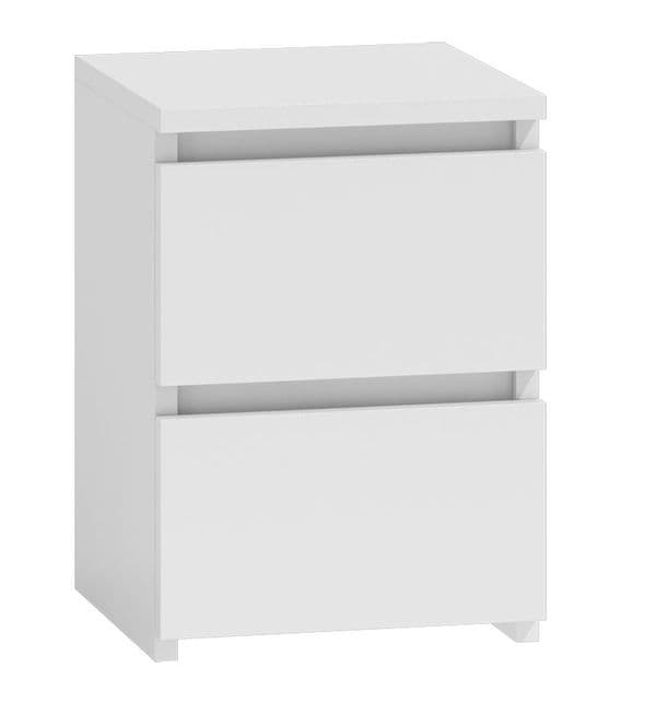 Moderna White - 2 Drawer