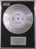 A-HA - 7" Platinum Disc - I'VE BEEN LOSING YOU