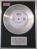 A-HA - 7" Platinum Disc - STAY ON THESE ROADS
